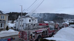 Read more about the article Incendie dans un immeuble de La Baie