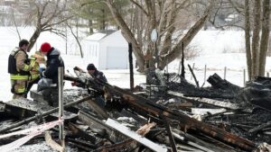 Read more about the article Un incendie suspect rase un chalet près de Québec