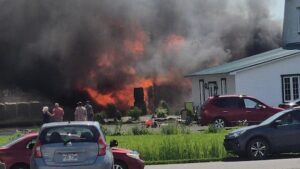 Read more about the article Un incendie ravage un commerce à Saint-Narcisse